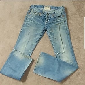 BIG STAR LIV thick stitch factory distressed light